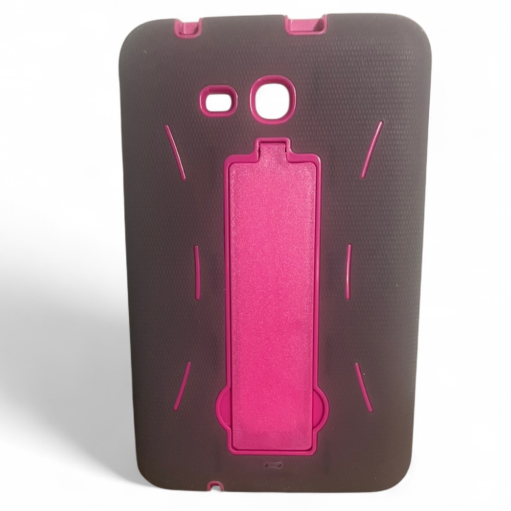 Pink and Gray Samsung Galaxy tablet 3 Lite 7.0.Case with Stand